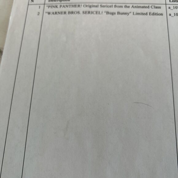 Bugs Bunny Warner Brothers Sericel 270/1500 Limited‎ Edition Still Wrapped - Picture 10 of 10